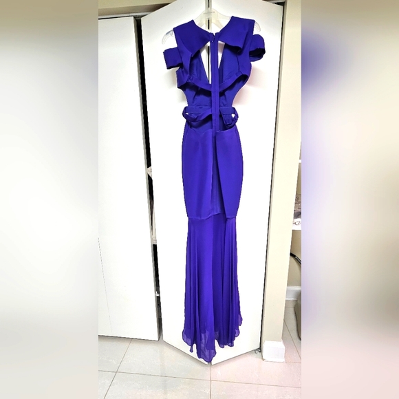 BCBGMaxAzria Purple Prom Dress - Picture 2 of 3